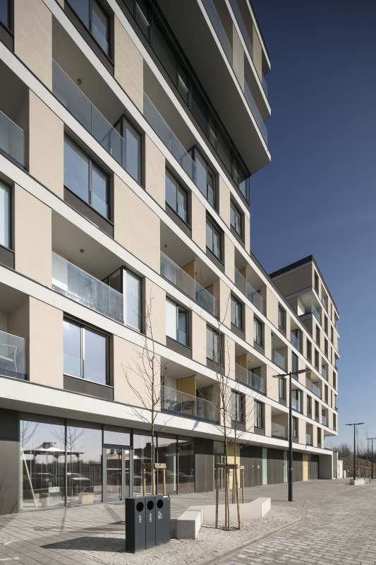 Residential area Nová Karolina II - apartment building F