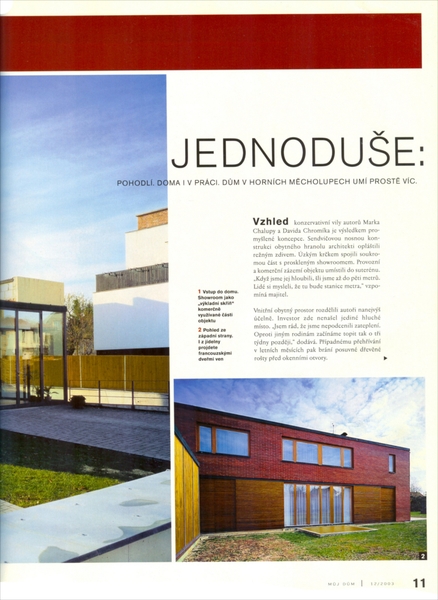 Rodinný dům Měcholupy