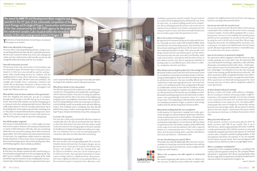 Nájemní komplex Luka - Luka Living