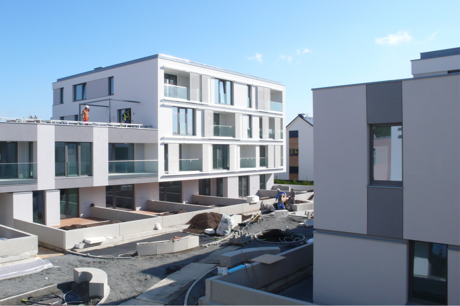 Rezidence Na Dlouh&eacute; - hrub&aacute; stavba